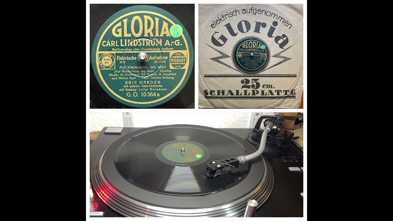 Felix Lehmann u.s. Orchester, v Luigi Bernauer: Auf Wiedersehn, leb wohl, Berlin 27.06.1932