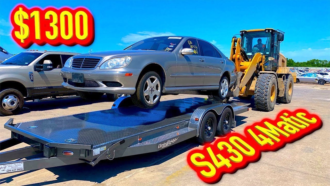 Copart $1300 Charity Win   2005 Mercedes S430 4Matic in Dallas Texas!! Roadtrip!!