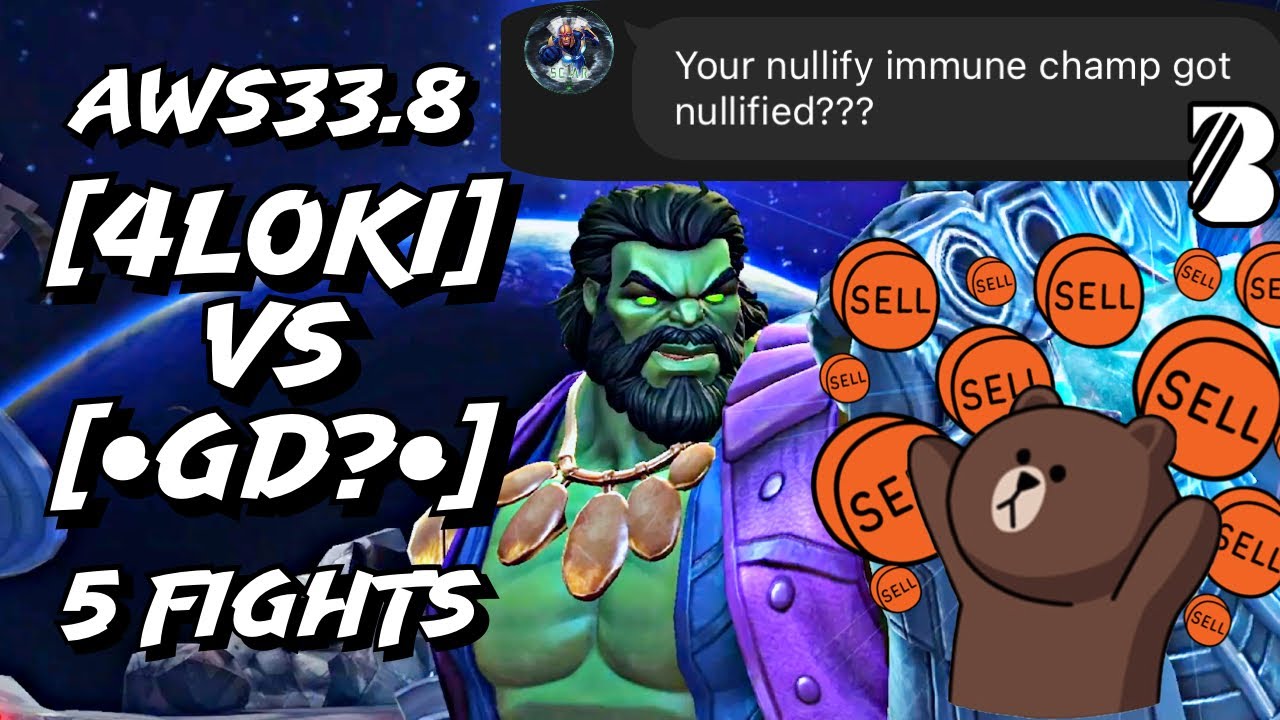My Nullify Immune Champ Got Nullified. Twice. - AWS33.8 - [4L0ki] vs [&bull;GD?&bull;]