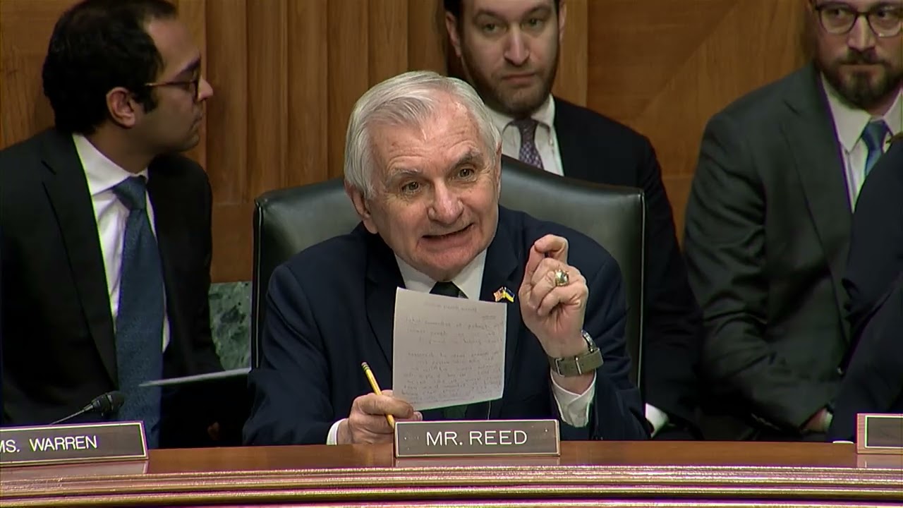 Reed Slams Trump’s SEC Chair for Weakening Enforcement