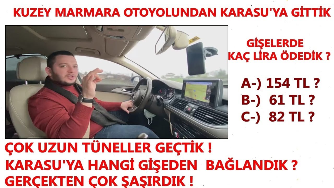 Kuzey Marmara Otoyolundan Karasu'ya Gittik. İstanbul-Karasu Arası Kaç Saate Düştü?