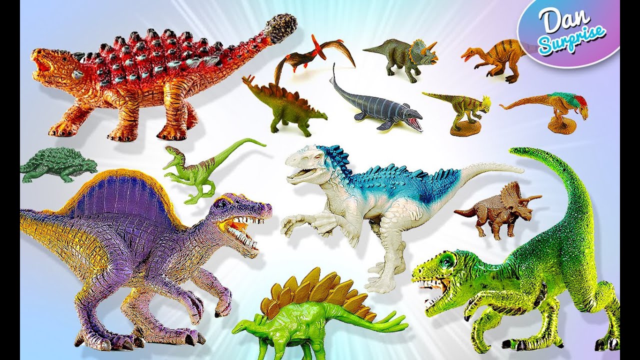 Mini Dinosaurs Collection - Ankylosaurus, Indominus Rex, Stegosaurus, Spinosaurus, Triceratops
