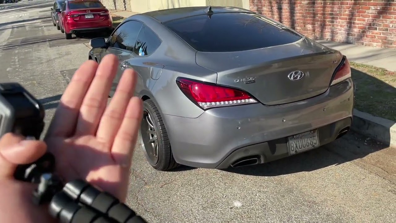 ARK Downpipe & H-Pipe// Hyundai Genesis Coupe (Before & After Sound)