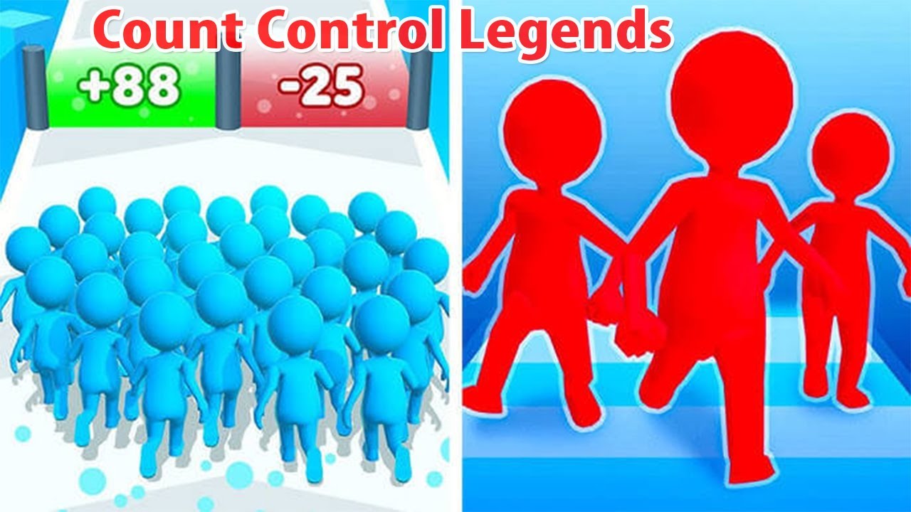 Count Control Legends Gameplay | Crowd Run Math Game | Full Gameplay Android #gameplay