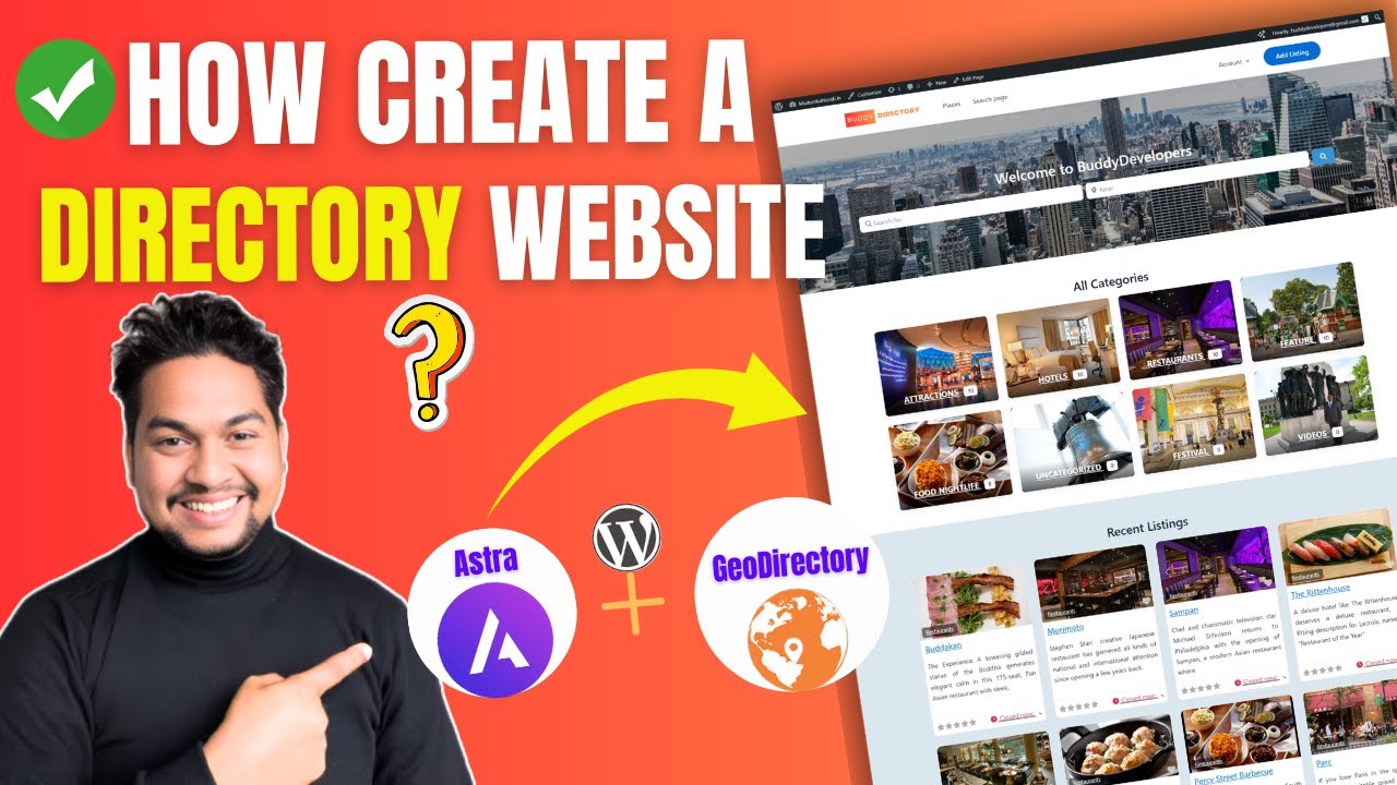 How to Create a Directory Site Using the Astra Theme and GeoDirectory full guide