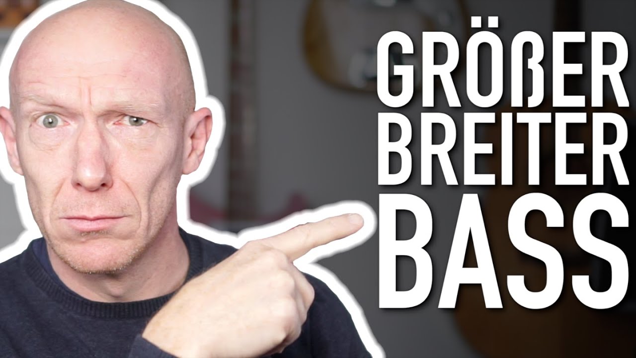 Subtil, aber effektiv: Bass breiter im Mix platzieren | Abmischen Tutorial | Recording-Blog #72