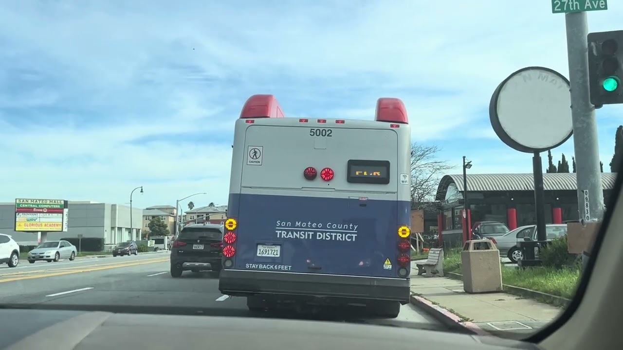 SamTrans 5002 On Route ECR