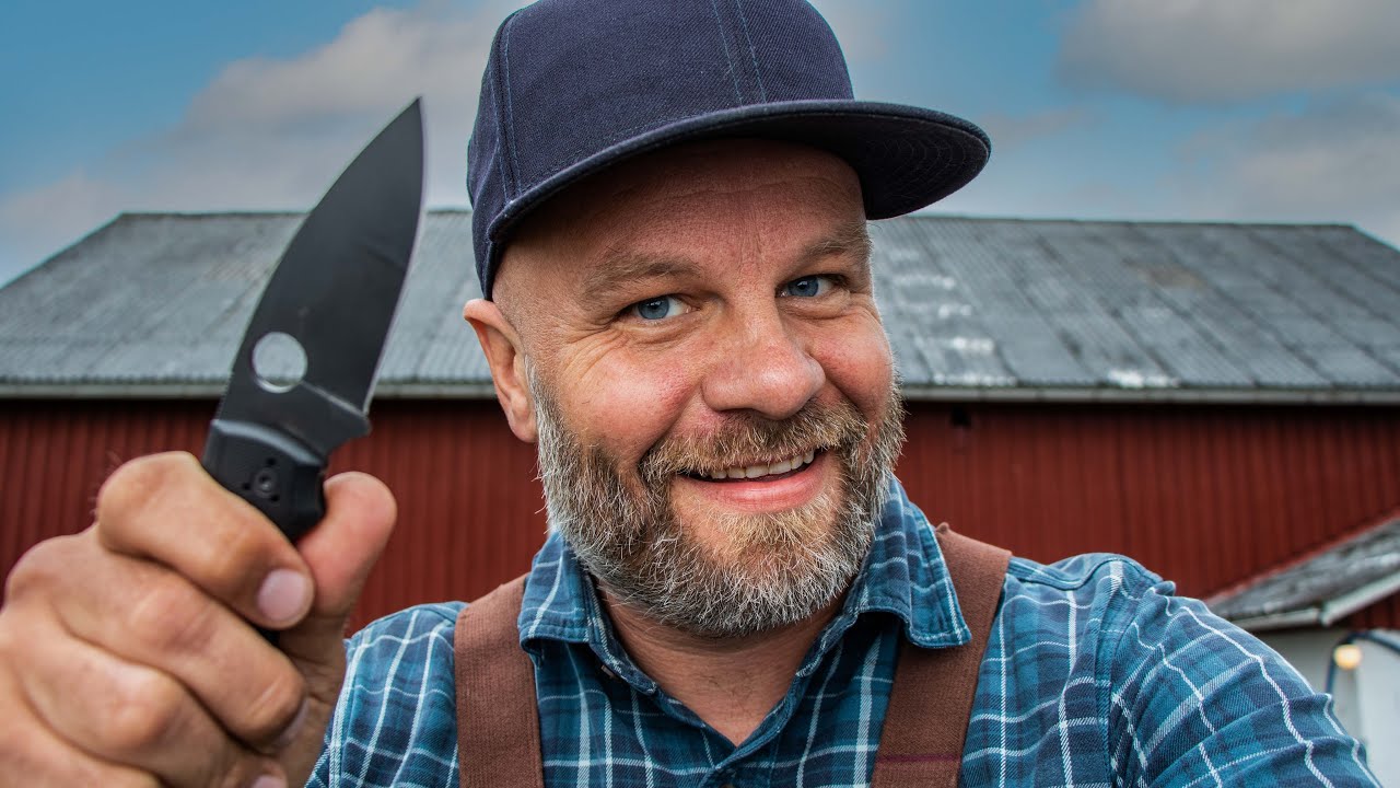 Как открыть карманный нож Spyderco Shaman