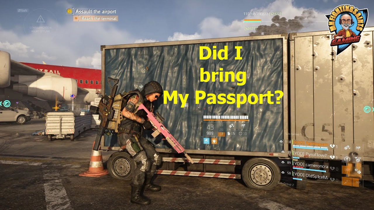 Miserable 4 Man Division 2 Airport Raid Attempt