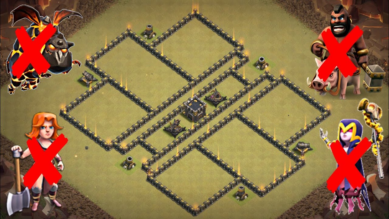 New Best TH9 War Base 2018 w/ Replays for Proof | Defense against TH10 HGHB, Miners, LavaLoon, Drags