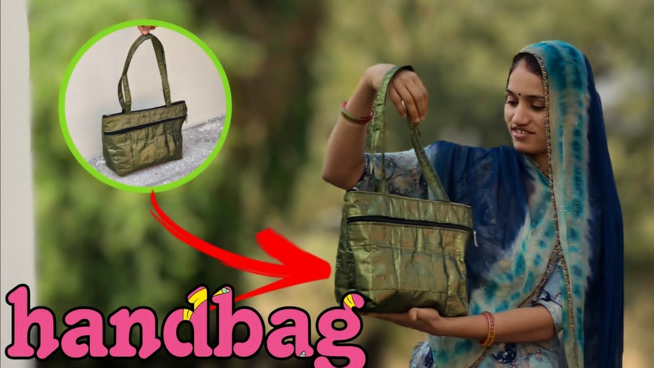 सिर्फ₹400 में शुरू करें घर बैठे अपना खुद का बिजनेस💰how to make bag cutting and stitching diy handbag