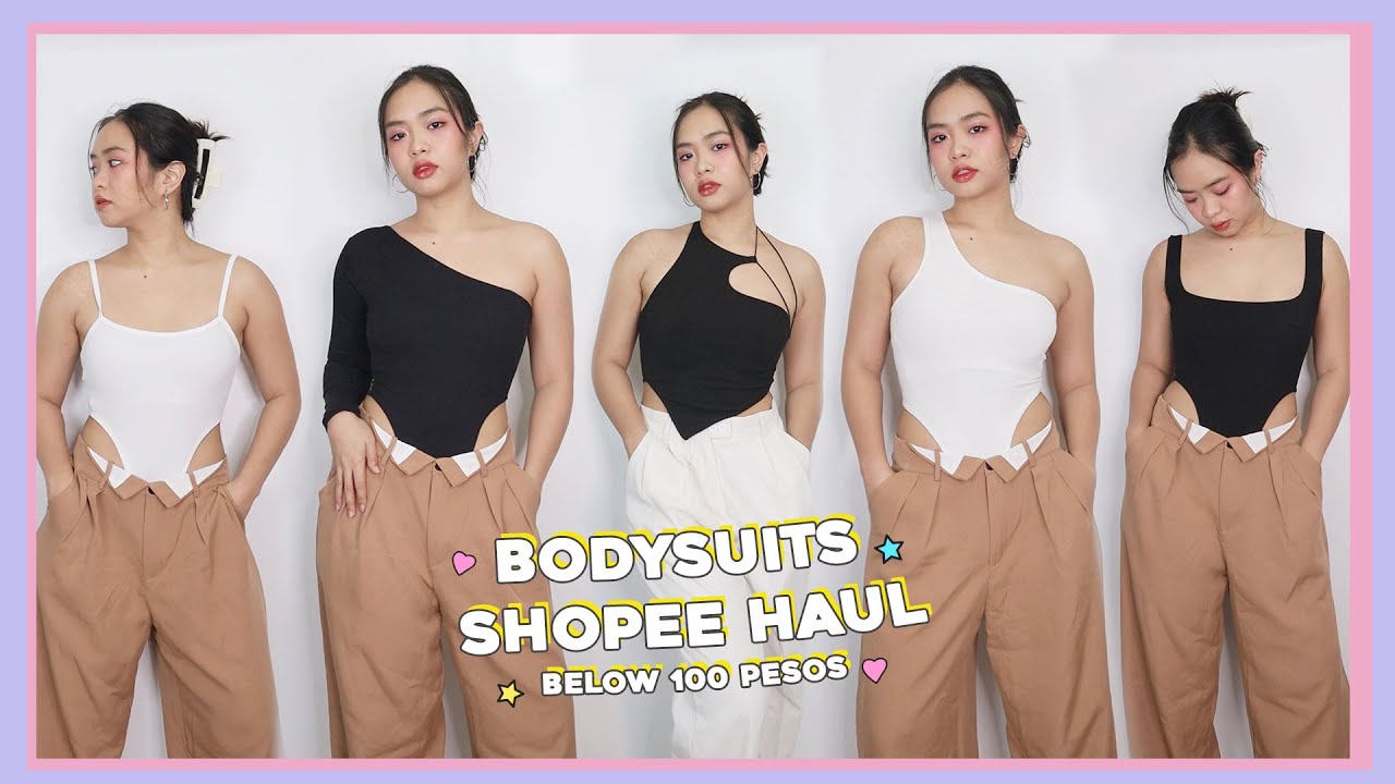 AFFORDABLE BODYSUITS HAUL (everything below 100 pesos) | phonycore 2023 (Philippines)