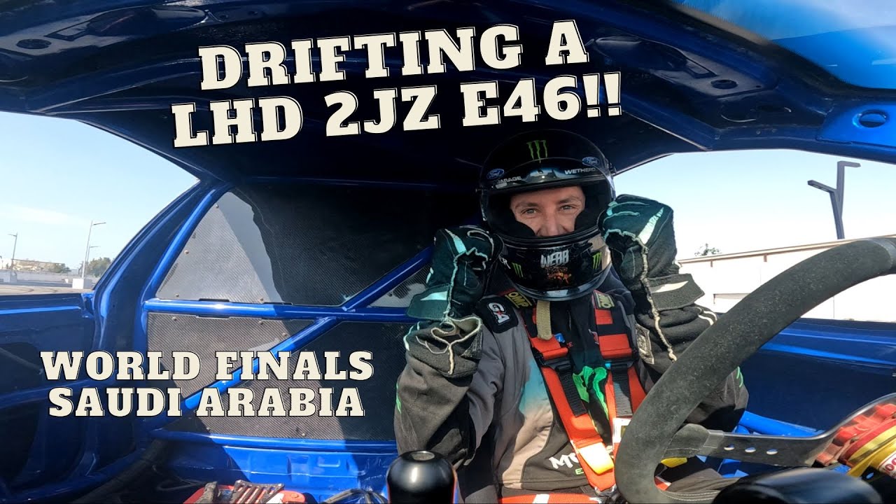 Drifting a crazy 2JZ powered E46!! Saudi Arabia RedBull Car Park Drift World Finals 2022