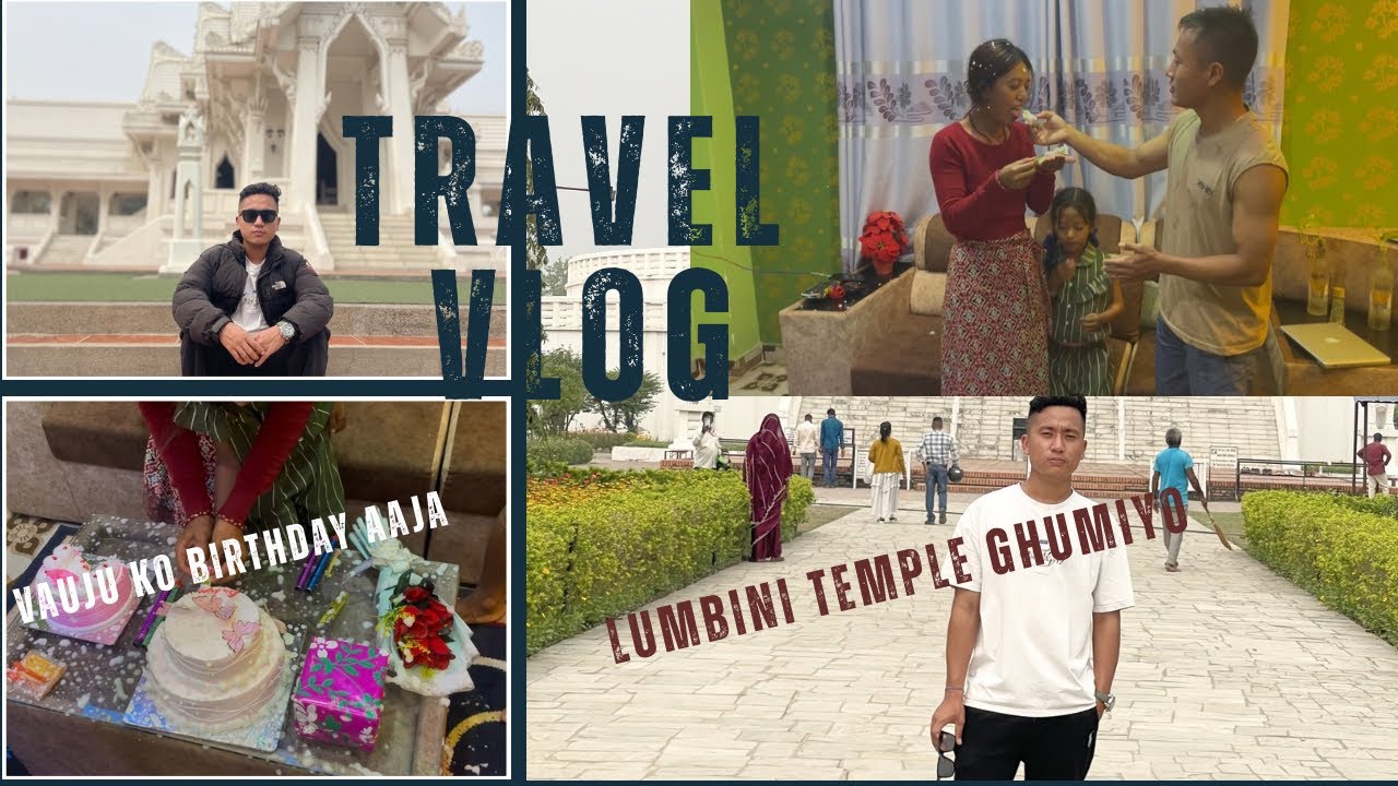 Baba haru lai xodna Jada lumbini temple ghumiyo😊❤️