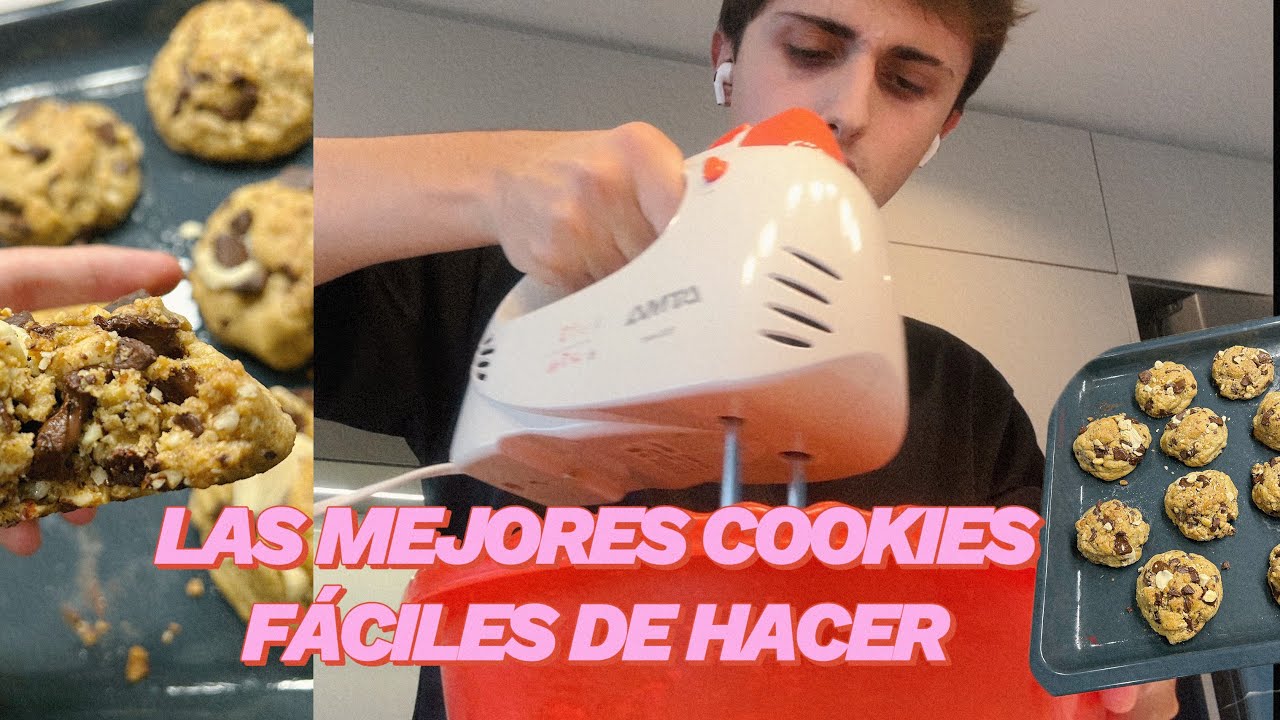 Pruebo una receta de cookies estilo NY FÁCILES de hacer - Santiago Girona