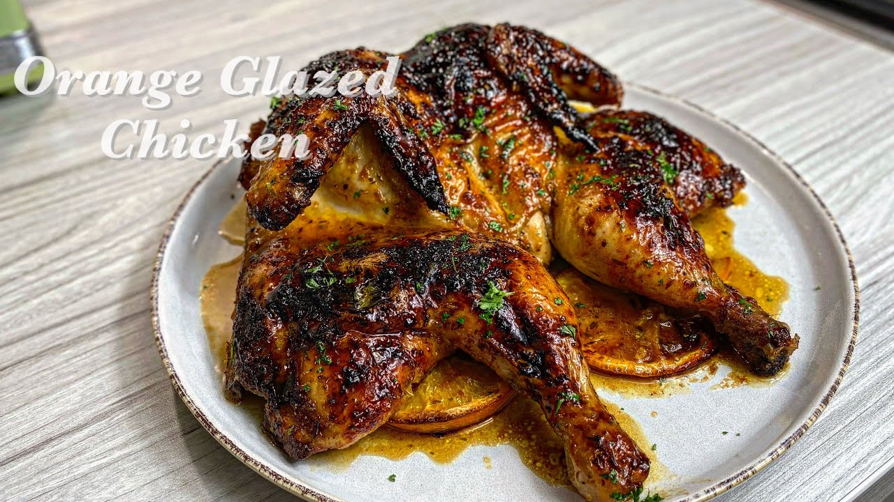 Сочный и ароматный рецепт целой курицы в апельсиновой глазури от Terri-Ann’s Kitchen