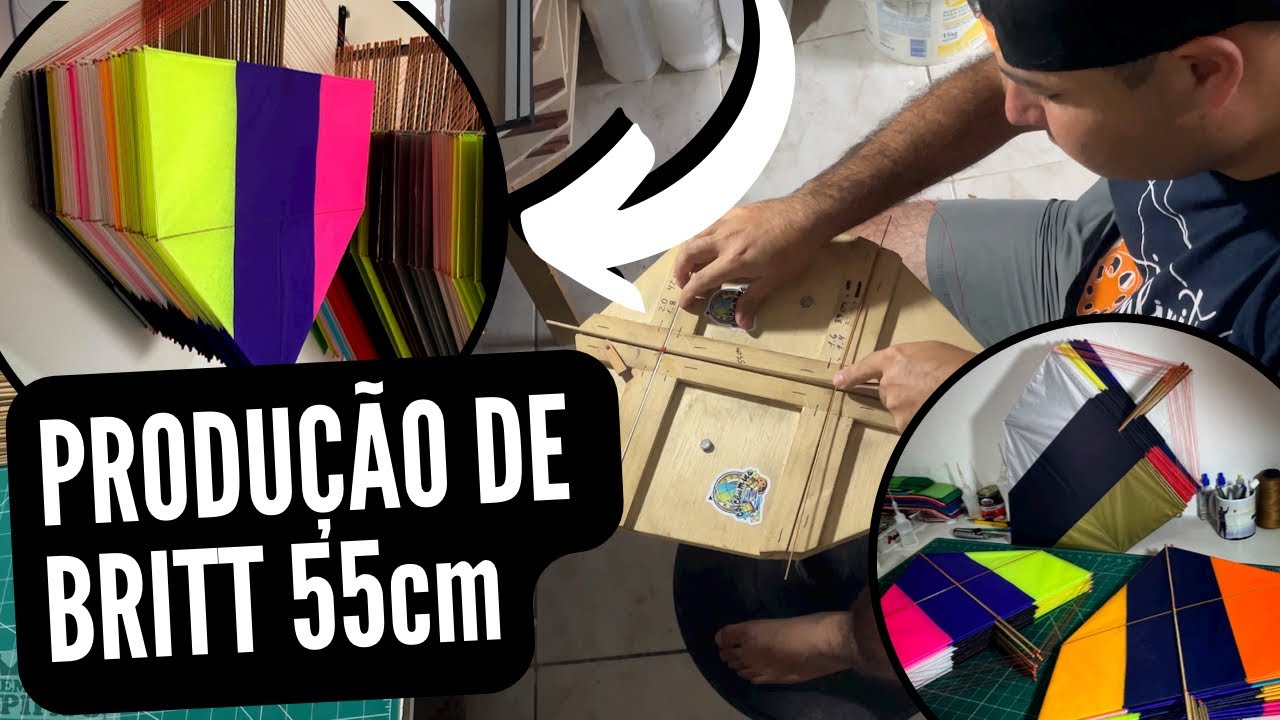 PIPA BRITT DE 55cm PRODUÇÃO DE PIPA - FAZENDO AS ARMAÇÕES-CHAPANDO E DANDO ACABAMENTO