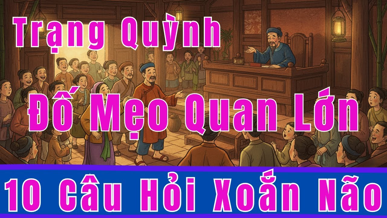 Trạng Quỳnh Đố Mẹo – 10 Câu Hỏi Xoắn Não Khiến Quan Lớn Cũng Phải Chào Thua