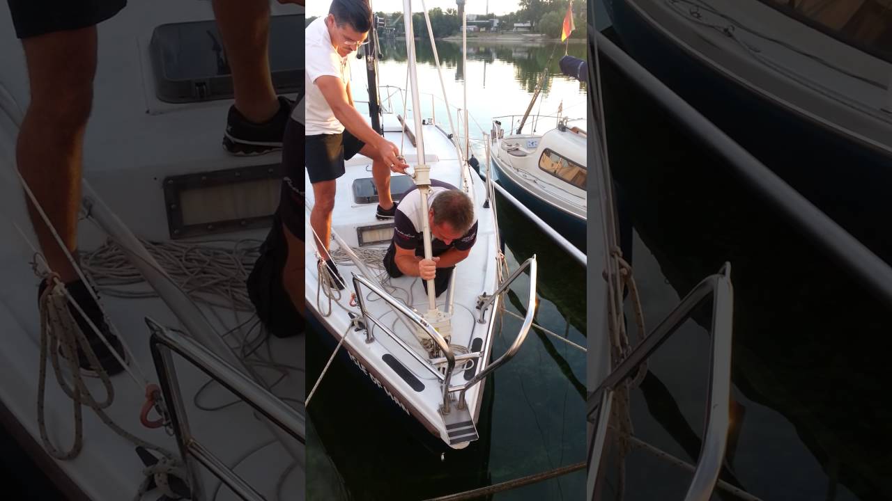 Mast legen Neptun22 / Mastlegevorrichtung