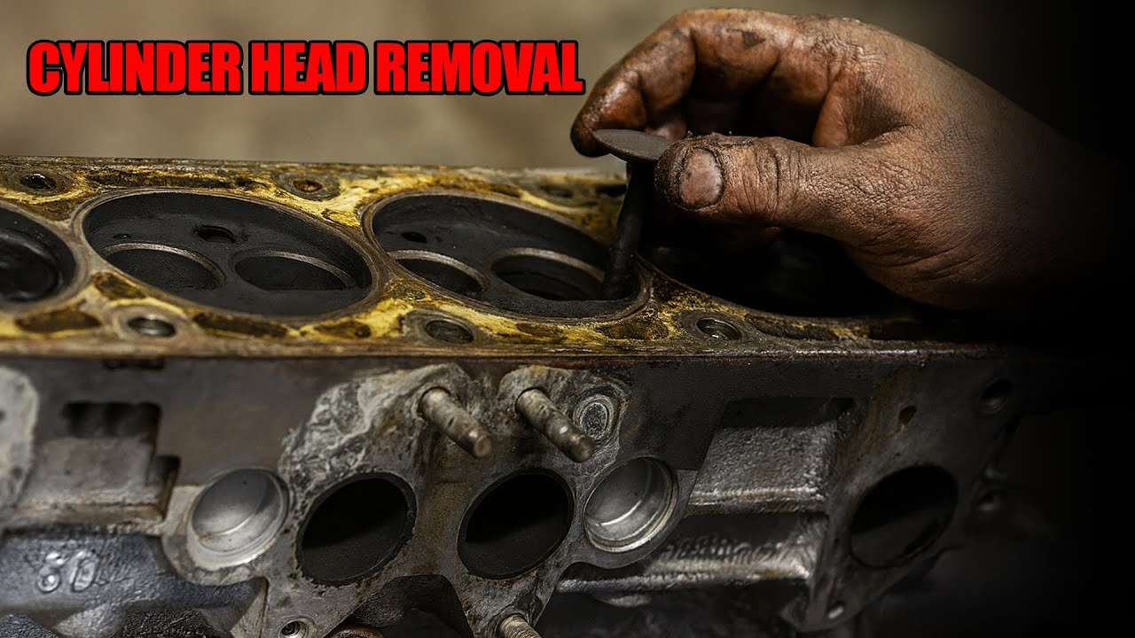 Step-by-Step Cylinder Head Disassembly | Engine Build & Auto Repair Training