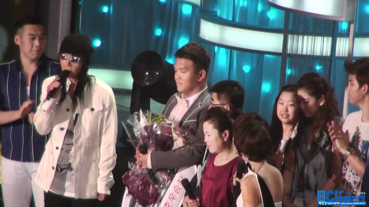 ［FAN CAM］110527 백청강 위대한탄생 우승자발표 #2