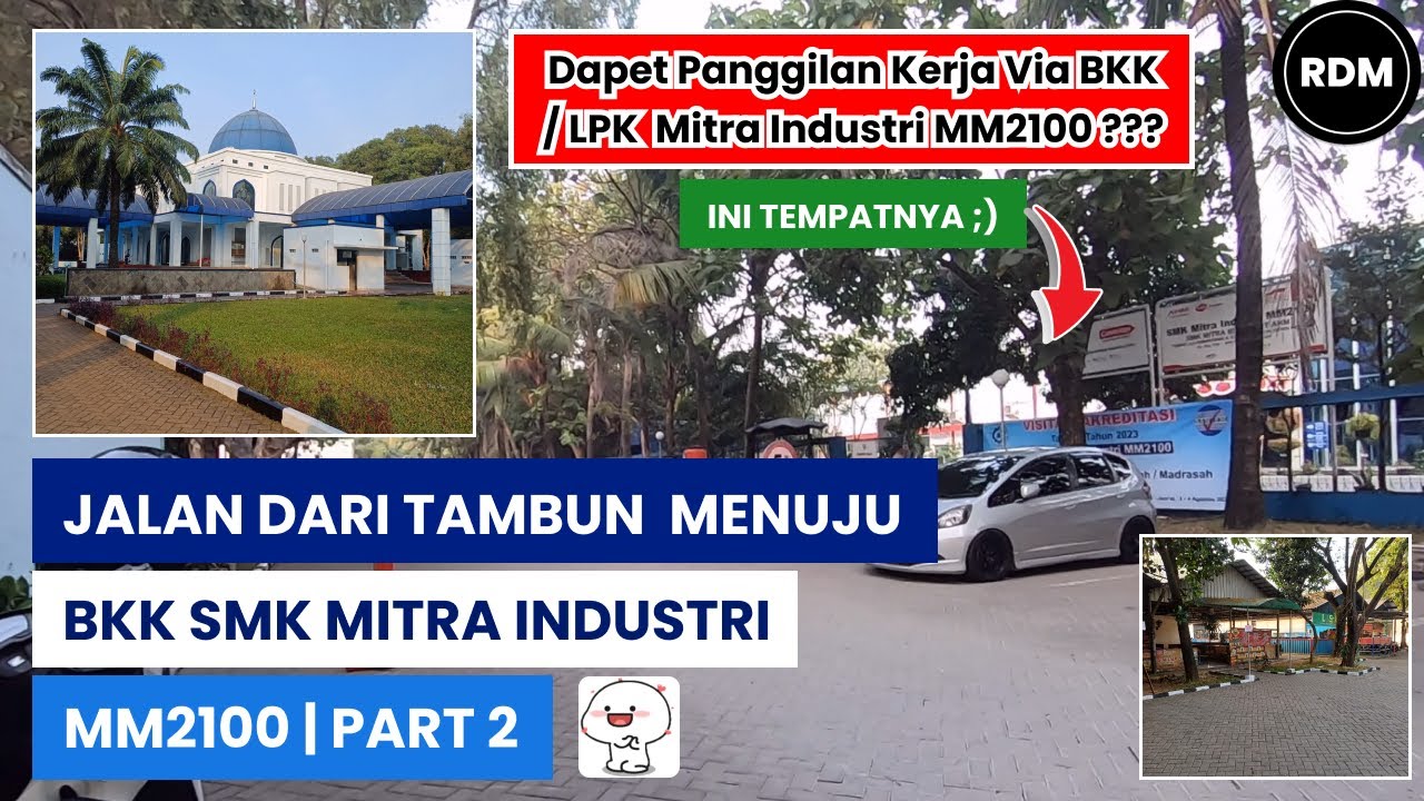 Jalan Dari Tambun Menuju BKK SMK Mitra Industri MM2100 | SMK Mitra Industri MM2100