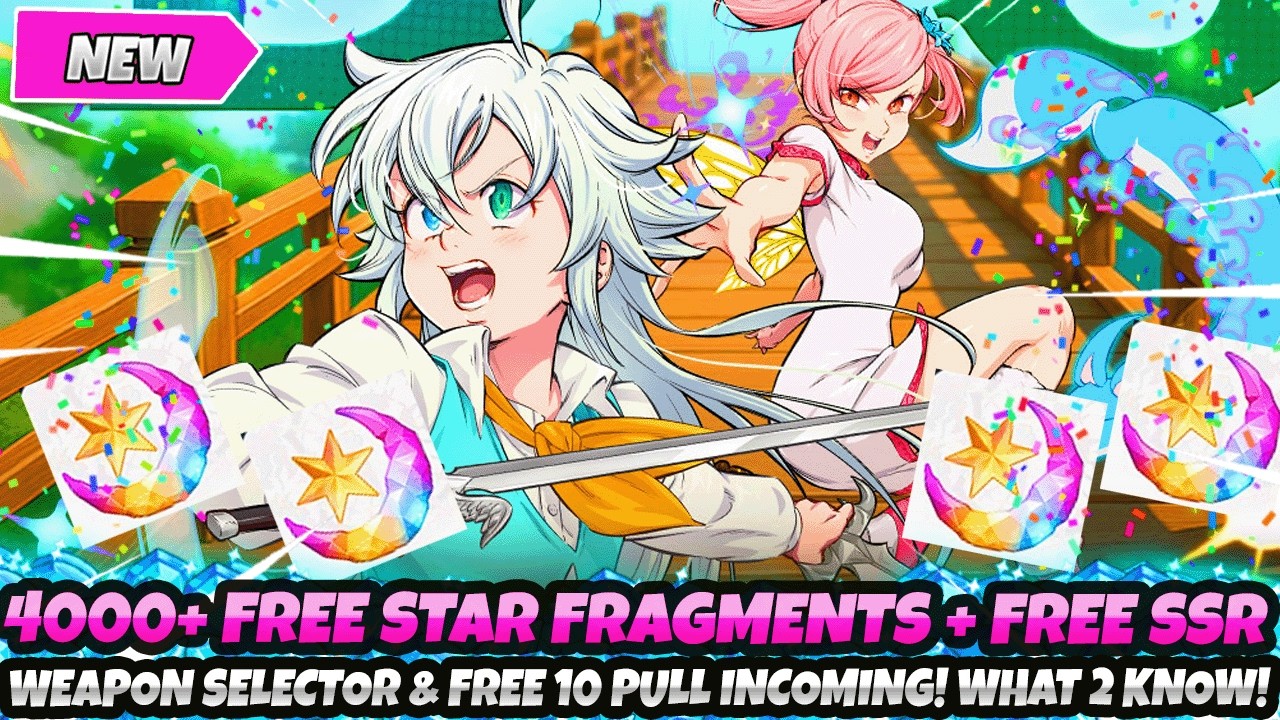 Более 4000 бесплатных звёздных фрагментов! + Бесплатный выбор SSR-оружия и 10 призывов в ближайше...