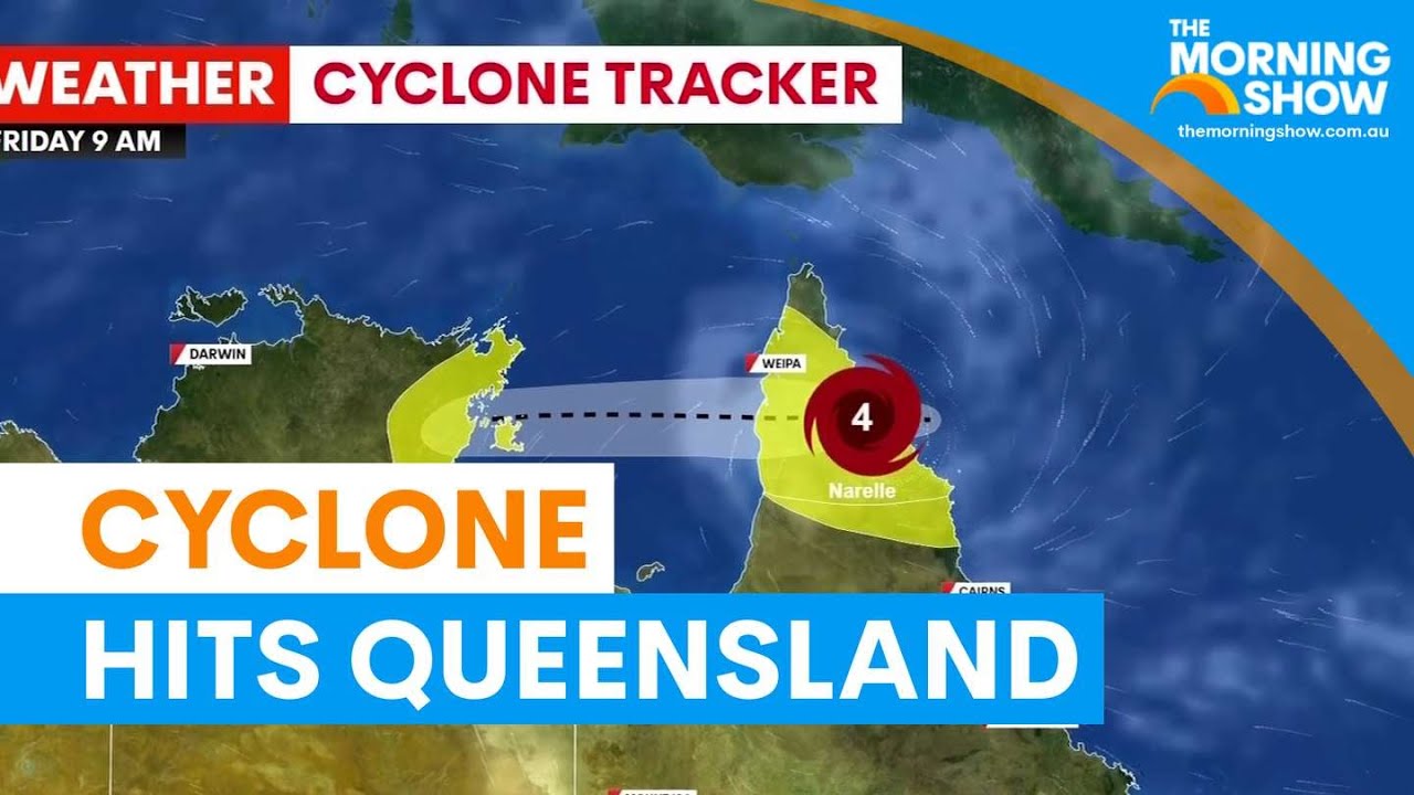 Cyclone Narelle makes landfall in far north Queensland | The Morning Show