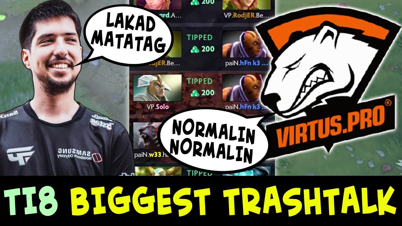 Самый интенсивный ТРЕШТОЛК на TI8 — VP vs Pain