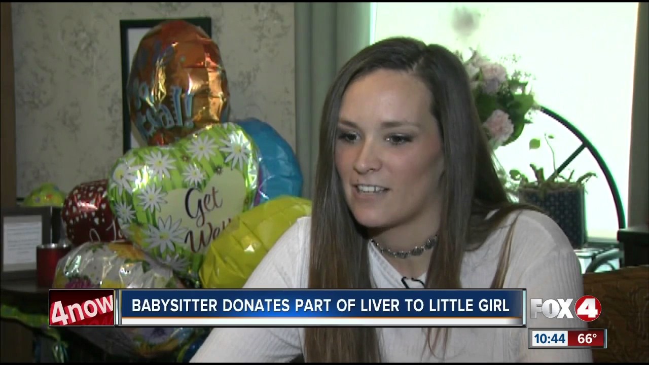 Babysitter donates organ to baby girl