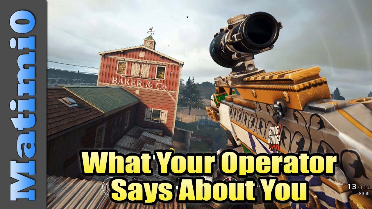 What Your Main Operator Says About You - Rainbow Six Siege