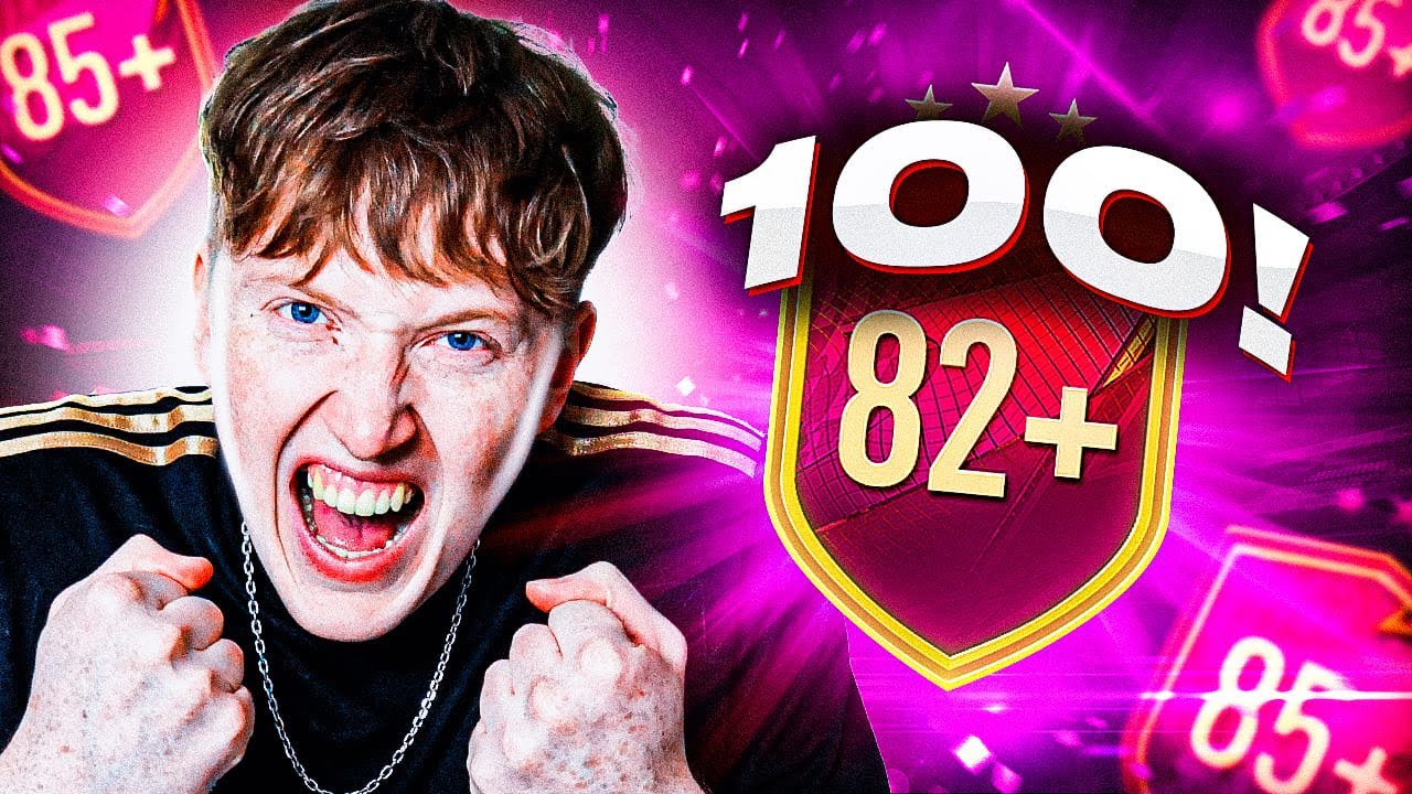 100 пиков 82+ \ 2 пака 10x 85+ на FUTTIES fifa 22