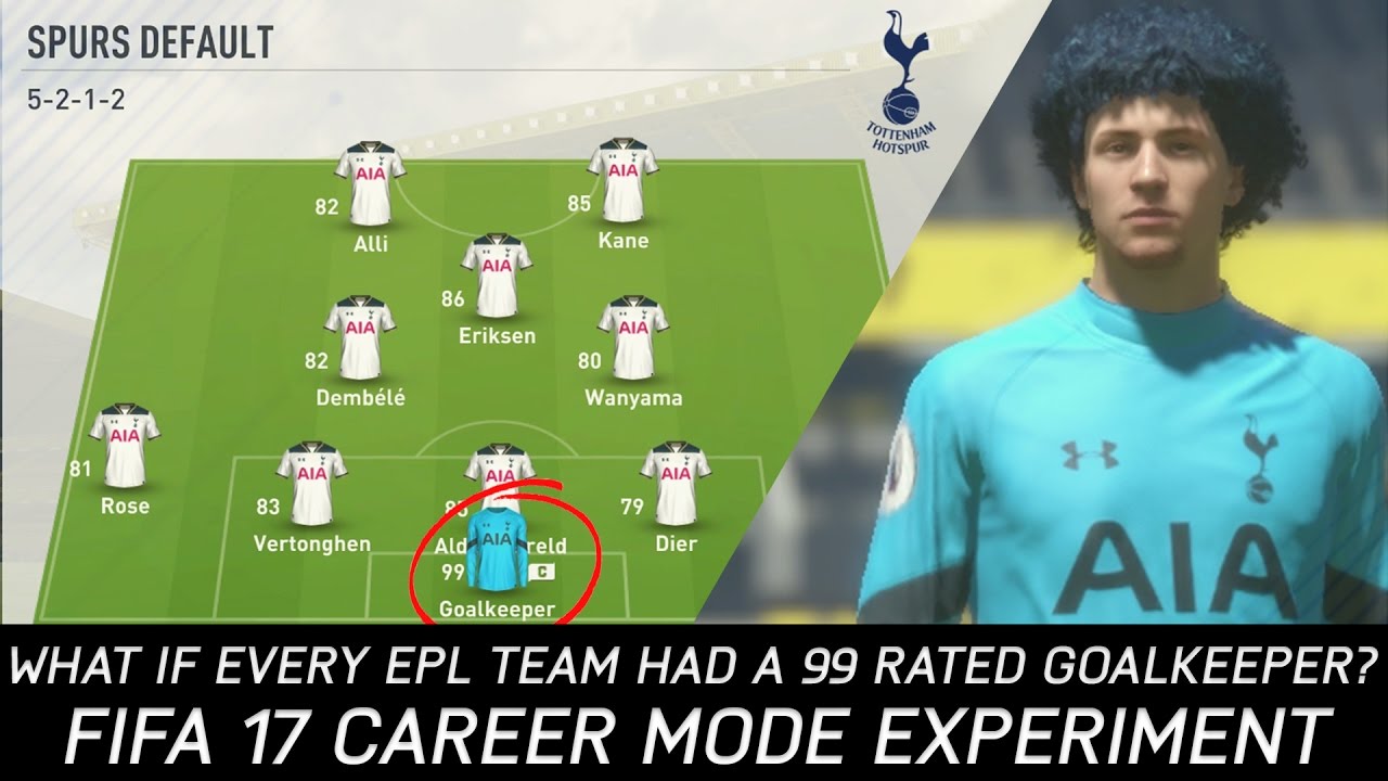 What If Every Premier League Team Had A 99 Rated Goalkeeper? - FIFA 17 Experiment