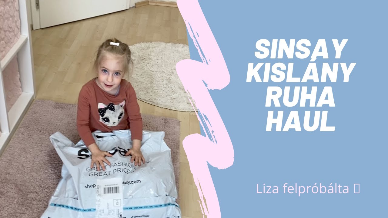 👚 SINSAY kislány ruha HAUL | Felpróbálós haul Lizával 🥰