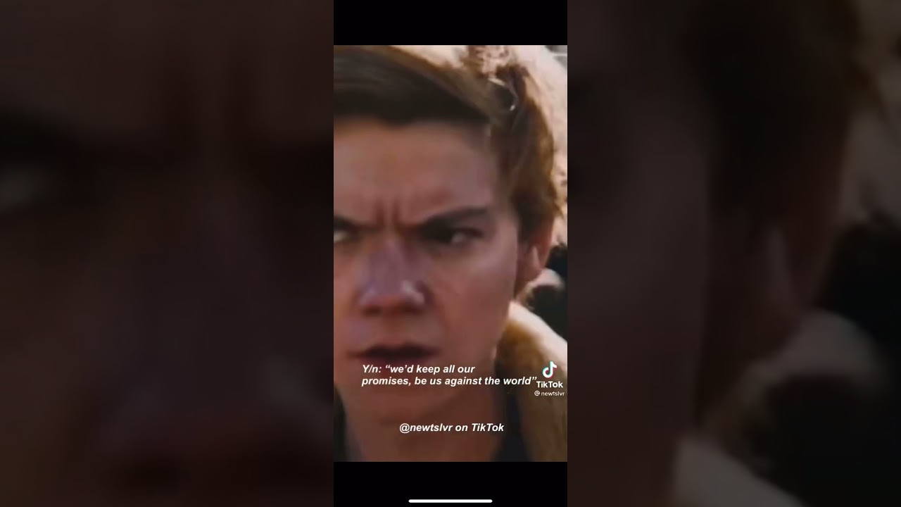 Newt x y/n POV sad