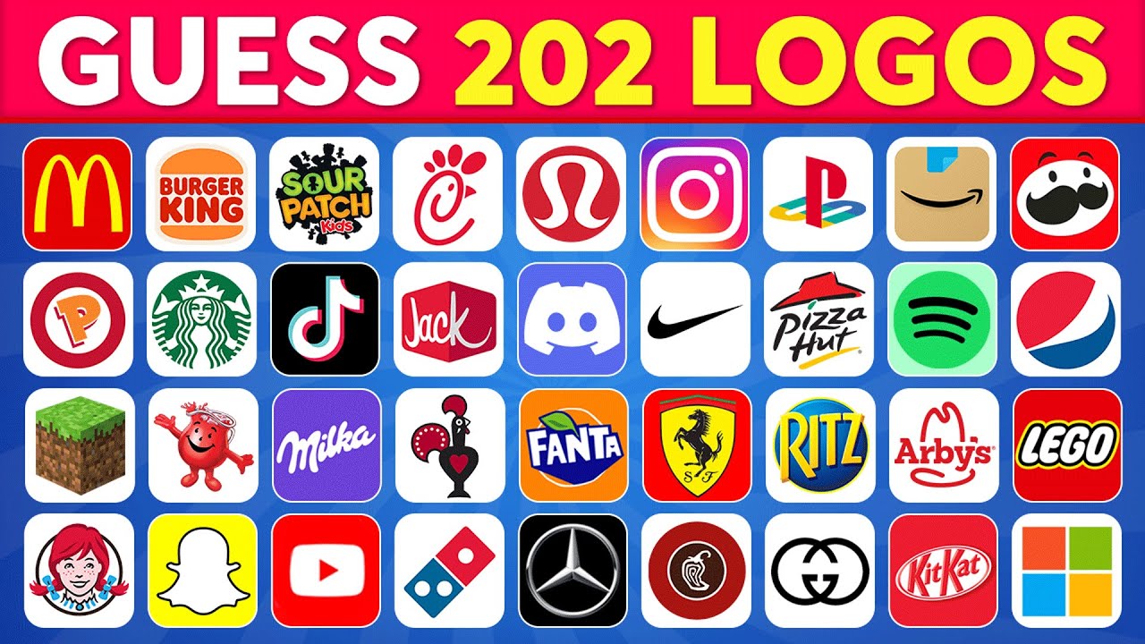 Guess the Logo in 2 Seconds | 202 Famous Logos 🍏🥇 Ultimate Logo Quiz | Panda Quiz