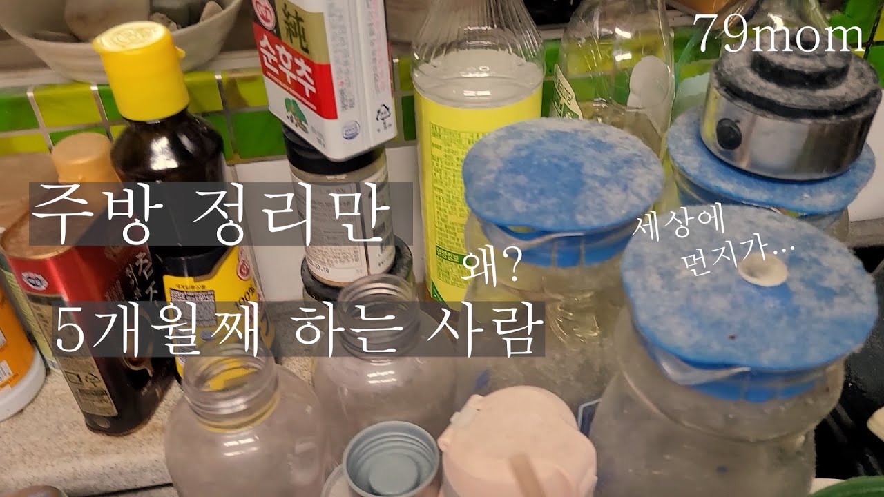 아직도 업로드 못 한 주방 정리 영상이 있다./ 주부 브이로그/ 살림/ 청소력/ 동기부여/ clean with me