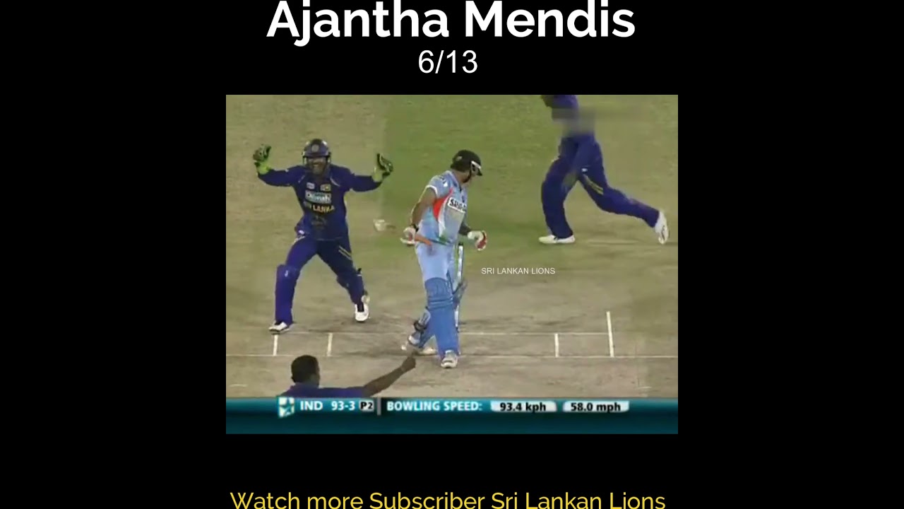 Ajantha Mendis 6/13 vs India 🇮🇳 | Asia Cup Final 2008 | Mystery Spinner Destroys India 🔥