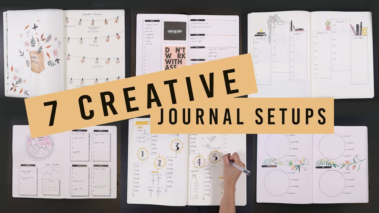 7 CREATIVE BULLET JOURNAL SETUP IDEAS | ANN LE