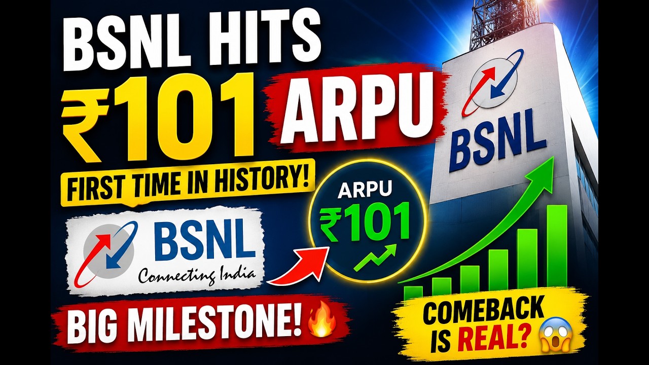 BSNL Hits ₹101 ARPU 🚨 First Time in History! #technoneil #trending