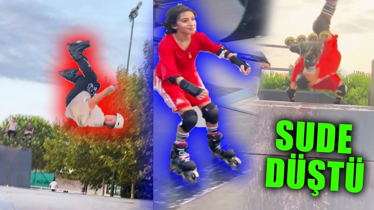 SUDE PATEN PARKINDA NASIL DÜŞTÜ ? SKATE PARKDA PARA ÖDÜLLÜ PATEN YARIŞI