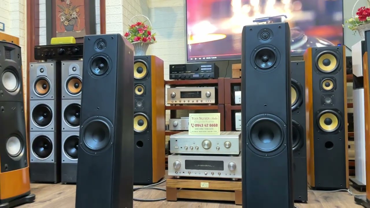 Siêu phẩm loa  ý Sonus faber đẹp 99% ,dáng hi end , giá bình dân ,  nghe hay, bày đẹp, sang trọng. 