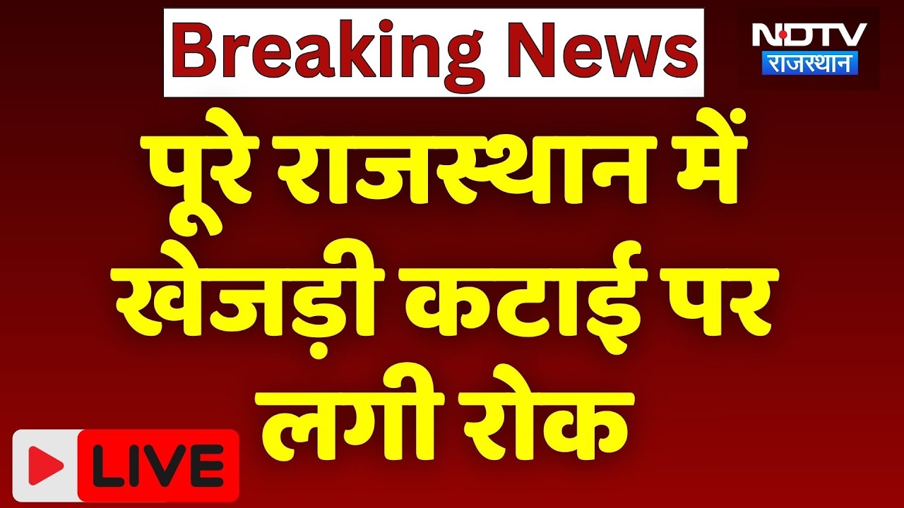 Khejri Bachao Andolan Live : पूरे राजस्थान में खेजड़ी कटाई पर रोक का आदेश | Breaking News