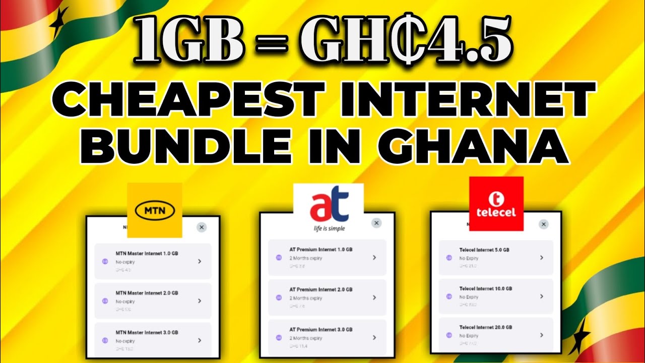 Update: Cheap Internet Data Bundles in Ghana - All Networks