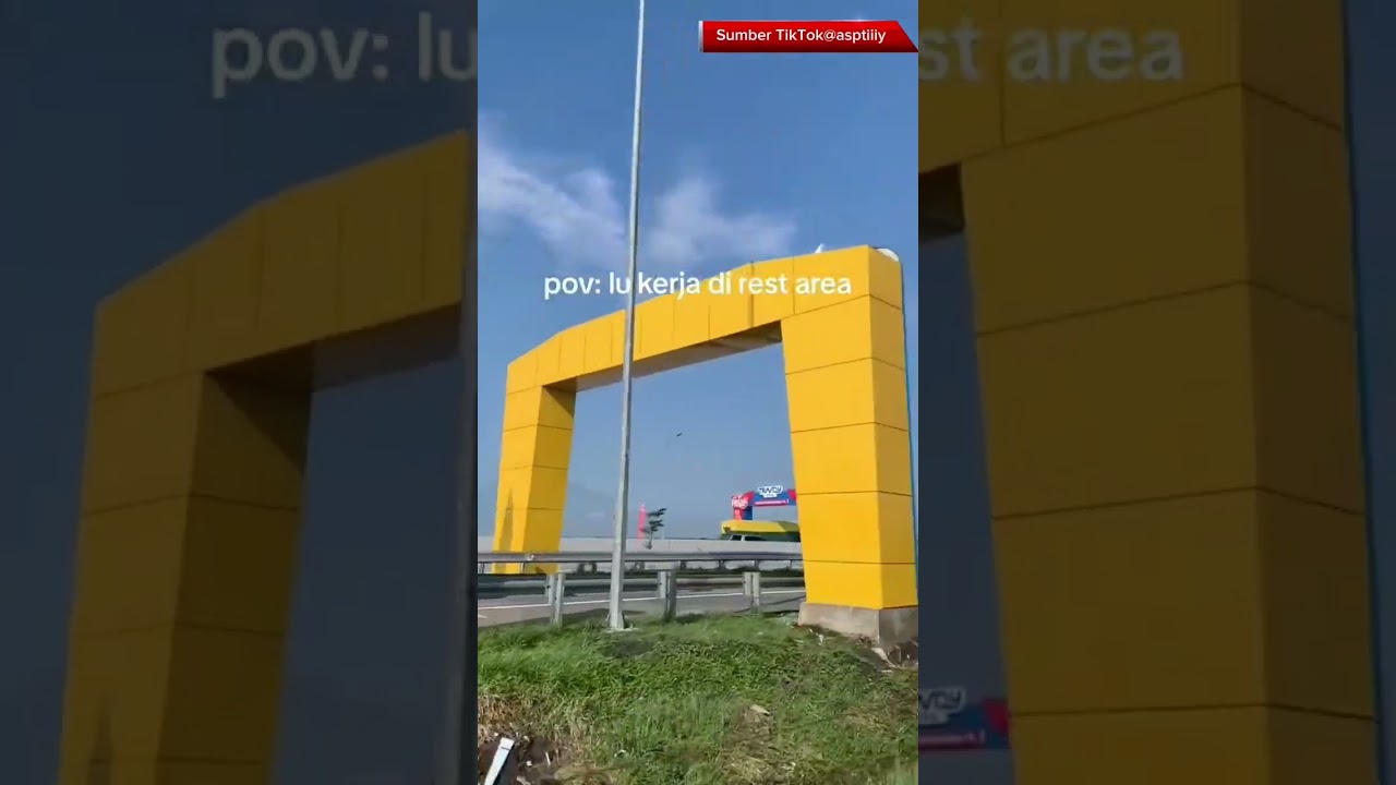 AKHIRNYA TERJAWAB. INI CARA MOTOR MASUK KE REST AREA TOL