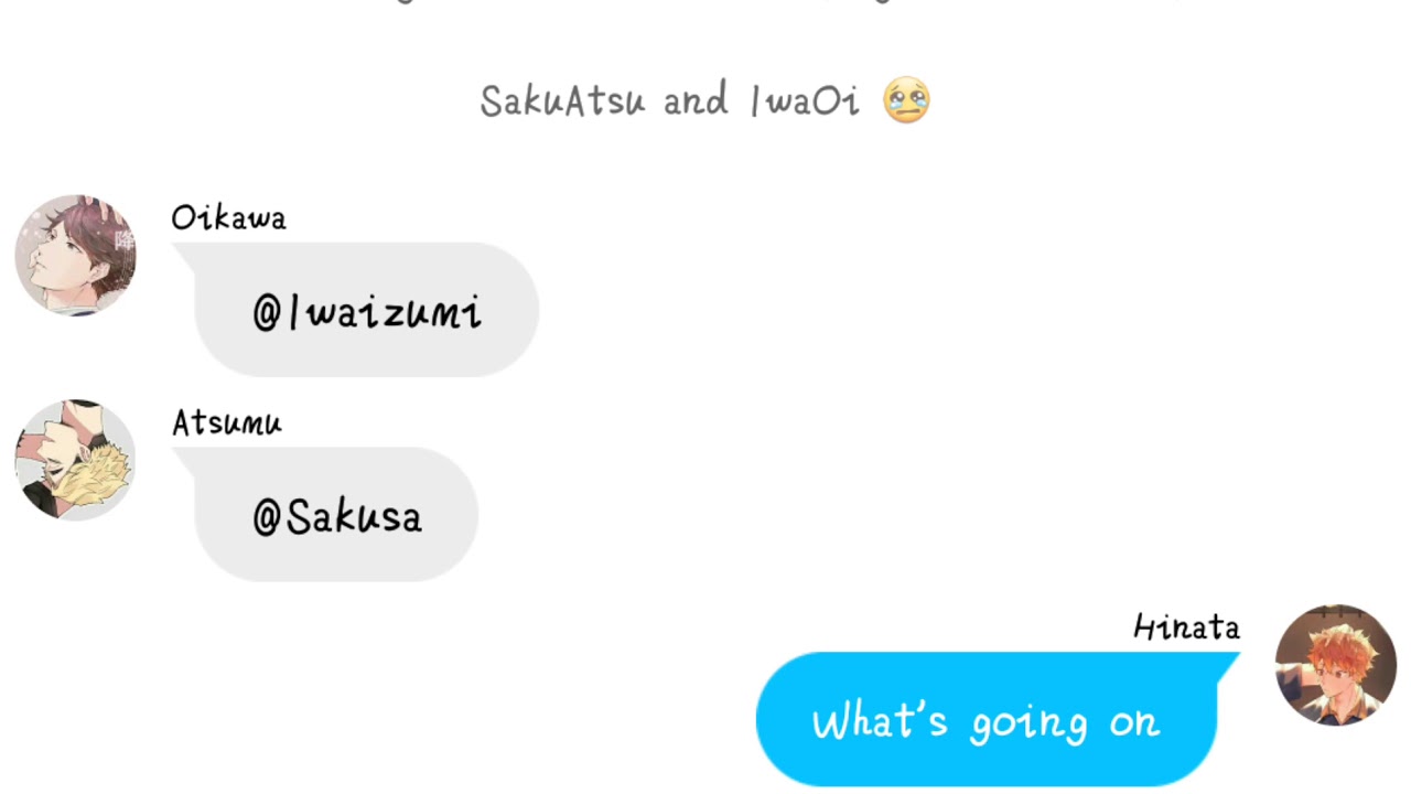 Oikawa and Atsumu 