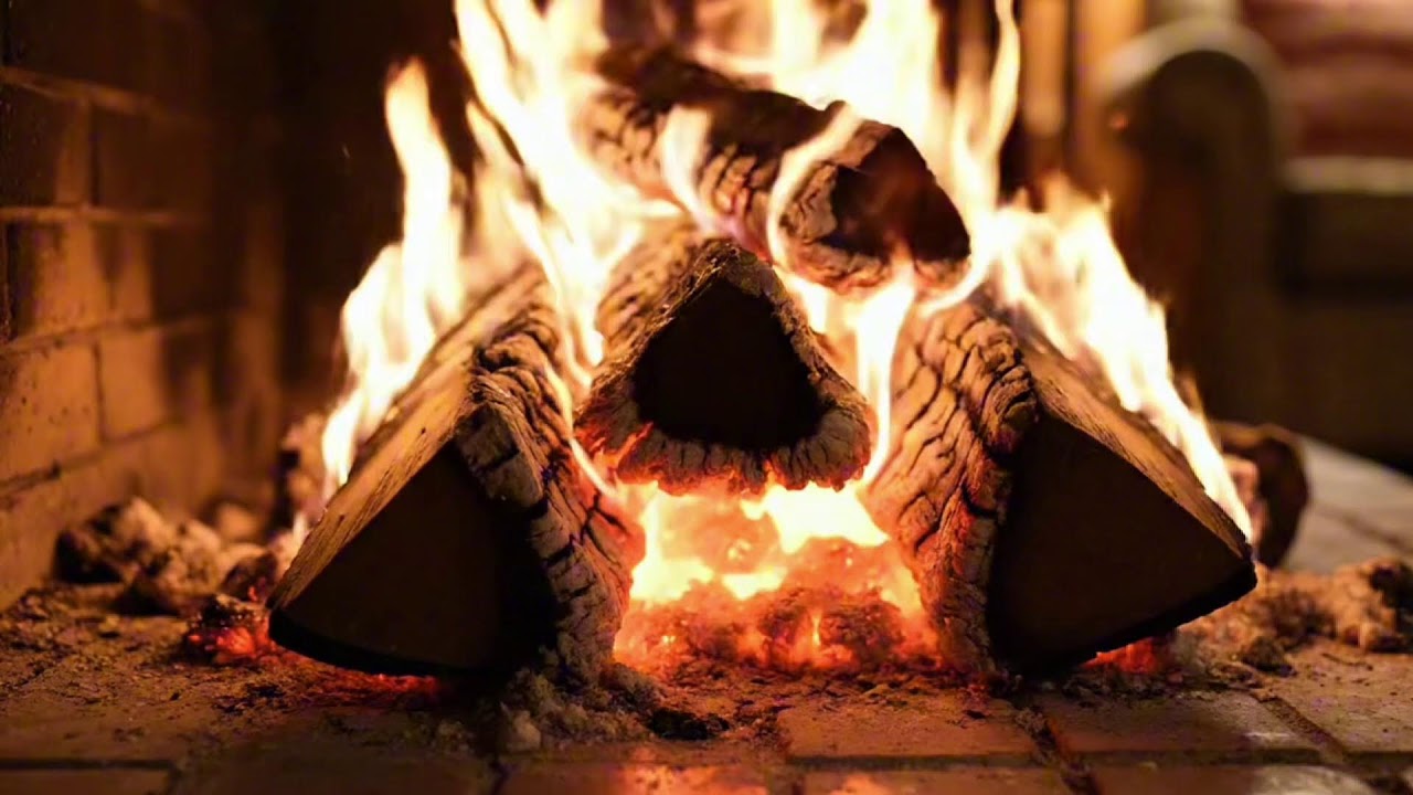 Crackling Fireplace & Gentle Piano 🎹🔥 Perfect Background Music for Studying, Reading & Relaxation