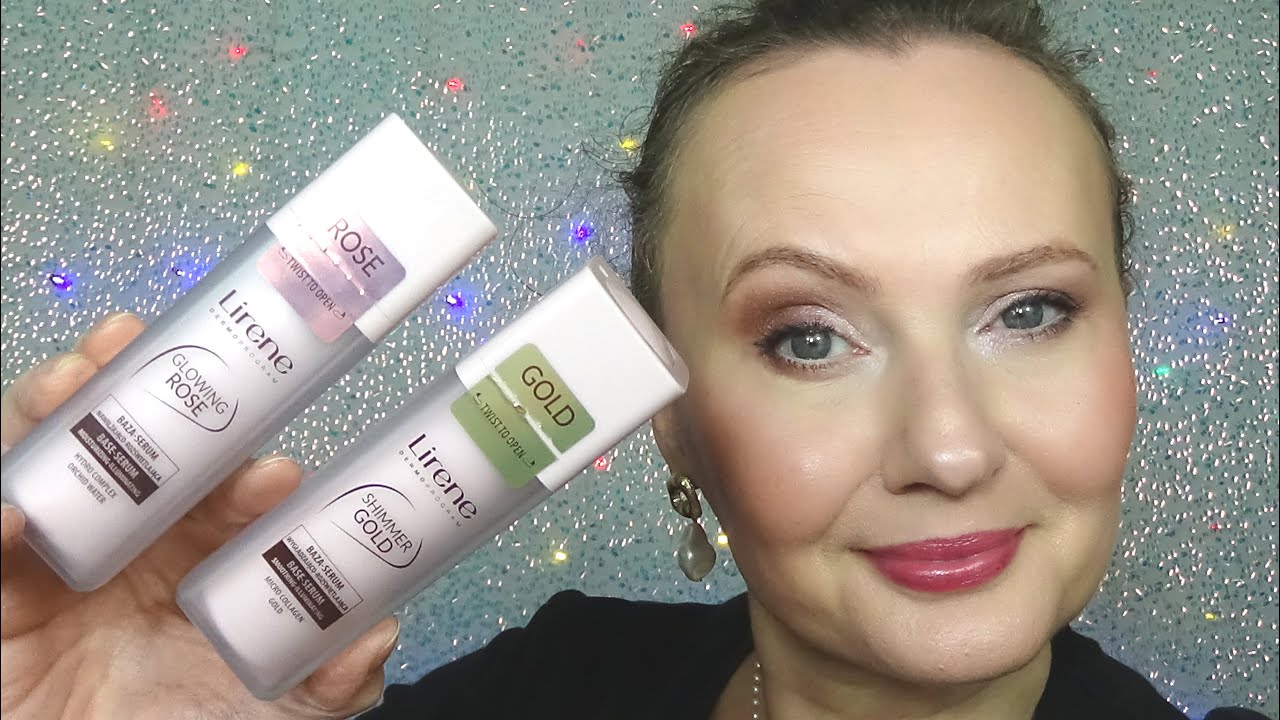 ★LIRENE★ TEST/ por&oacute;wnanie BAZ pod makijaż★ GLOWING ROSE★ SHIMMER GOLD★  #test  #lirene #baza