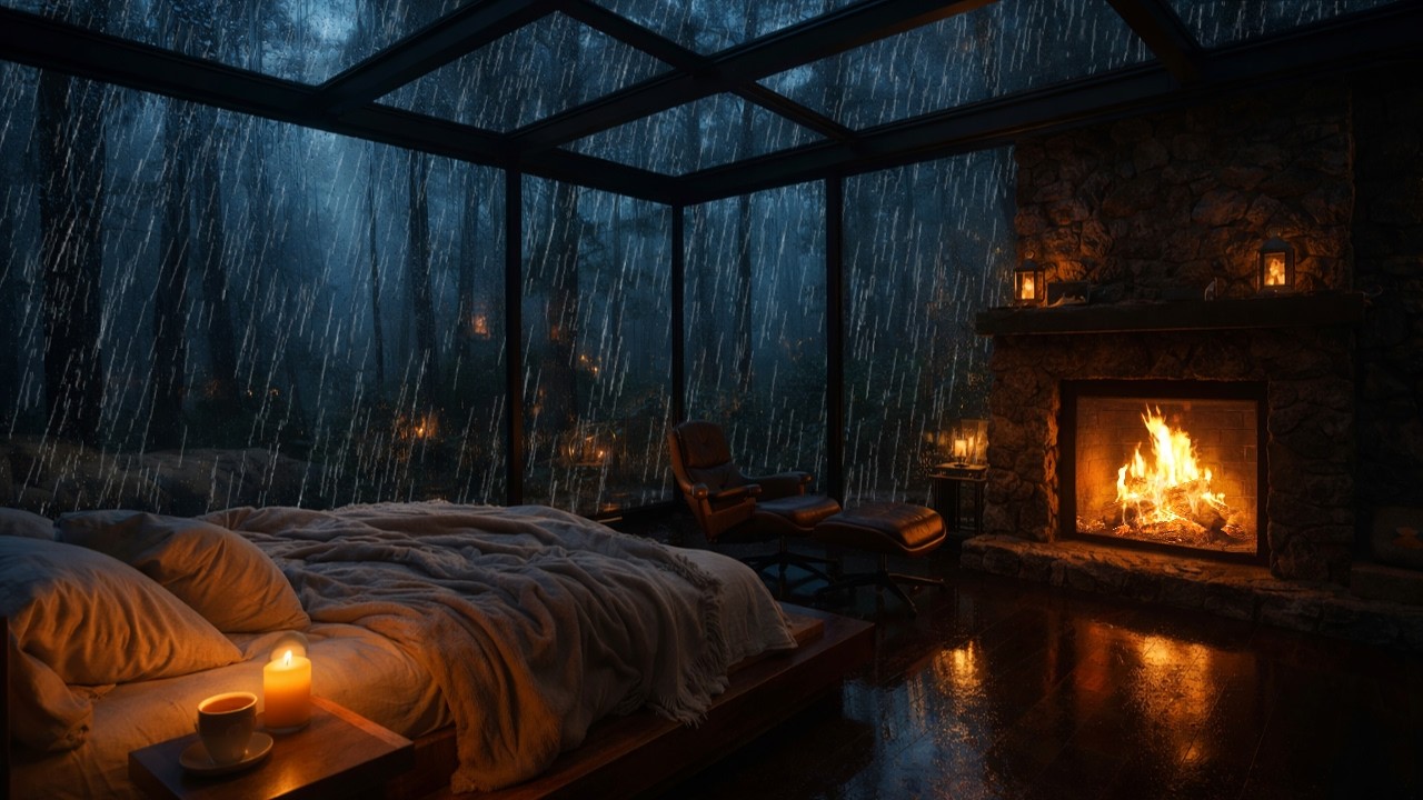 Soft Rain ASMR 🌧️ Calming Rainfall Sounds for Sleeping, Studying & Meditation