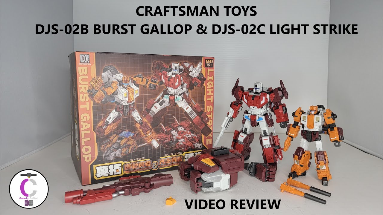 TF 3rd Party Review: CRAFTSMAN TOYS DJS-02B&C  (Afterburner & Scattershot)